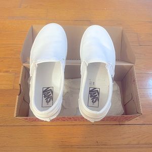 White Vans size 8 sneakers